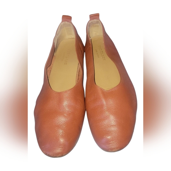 Everlane Shoes - Everlane The Day Italian Leather Round Toes  Brown Women's Ballet Flat Sz 7 1/2